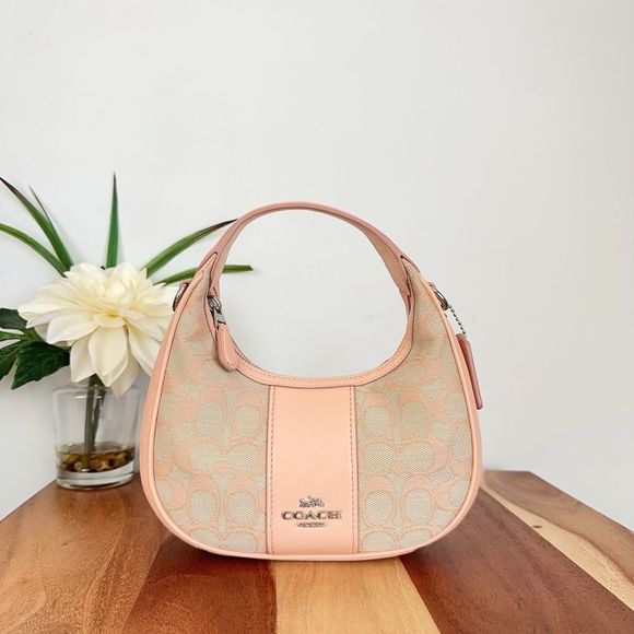 NWT Coach Carmen Mini Crossbody In Signature Jacquard - Picture 4 of 9